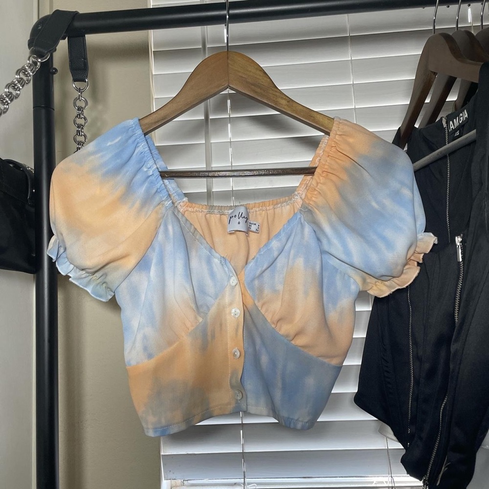Princess Polly pastel milkmaid top